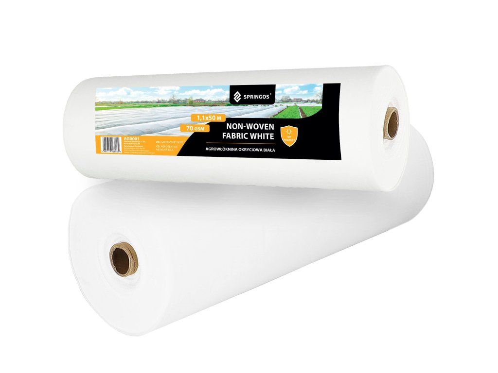 Biela agrotextília 70 g/m? 1,1 × 50 m na zakrytie rastlín S-AG0001 - detail 2